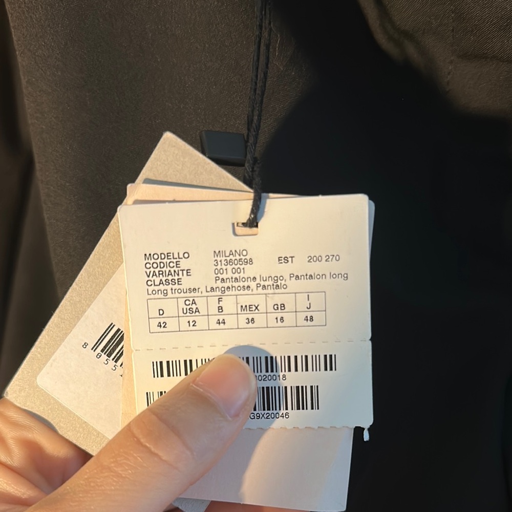 MARELLA Black Trousers - Picture 5 of 5